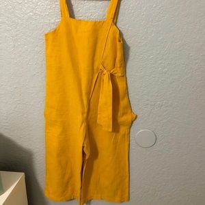 ZARA girls romper in yellow 💛